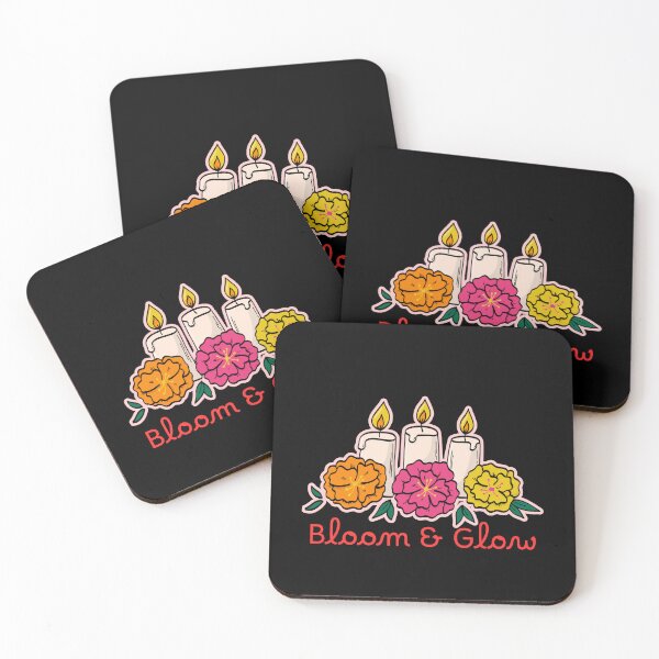 Item preview, Bloom & Glow Floral Candle Design designed and sold by Bloomelle Studio.
