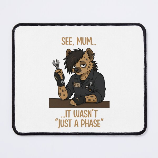 Item preview, Grunge Hyena Mechanic designed and sold by CanSparkleArt.