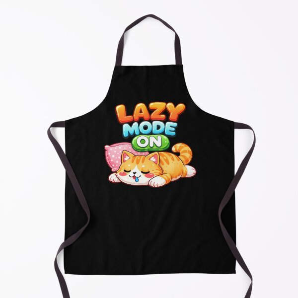 Item preview, Lazy Mode ON – Cute Sleepy Cat Kawaii Design T-Shirt designed and sold by DarojadNR.