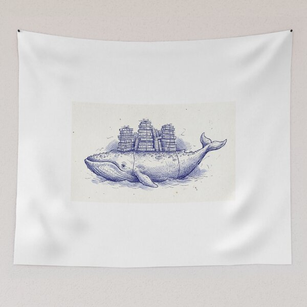 Item preview, Whale Reads Books designed and sold by Allison-Masters.