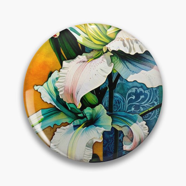Item preview, Vintage Daylily. designed and sold by ©Janis Zroback.