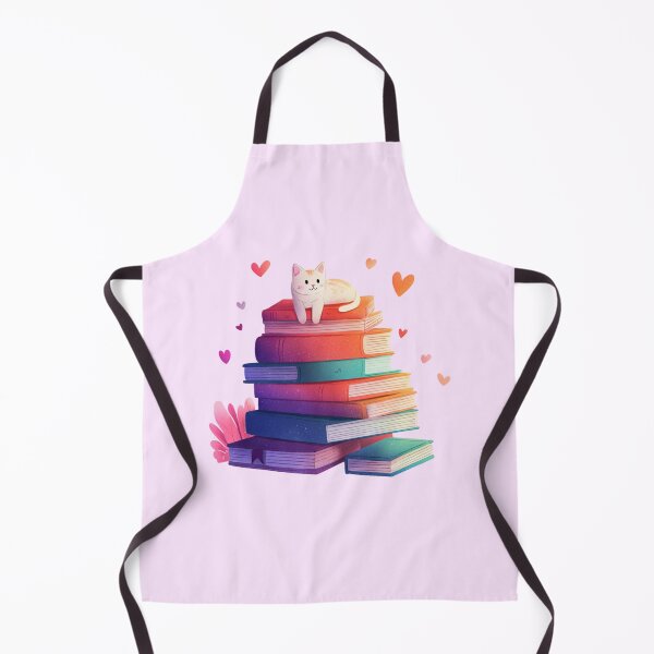Item preview, Book Lover Kitten designed and sold by bubblyrainbow.