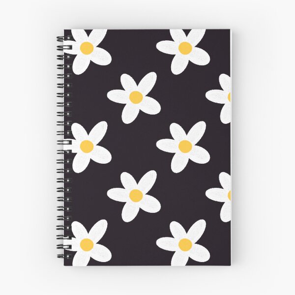 Item preview, Cute and Simple Flower (Black Background) designed and sold by KharaFox Design.
