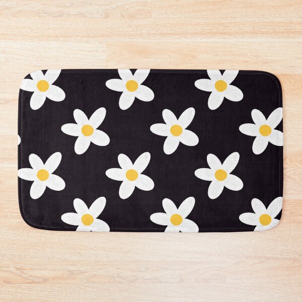 Item preview, Cute and Simple Flower (Black Background) designed and sold by KharaFox Design.