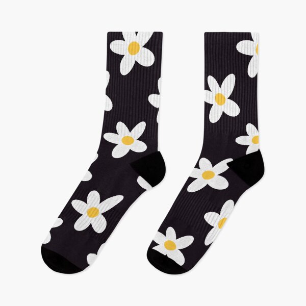 Item preview, Cute and Simple Flower (Black Background) designed and sold by KharaFox Design.