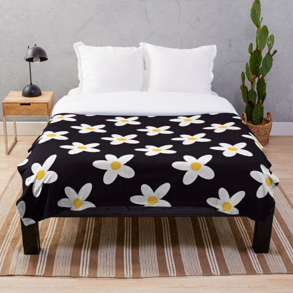 Item preview, Cute and Simple Flower (Black Background) designed and sold by KharaFox Design.