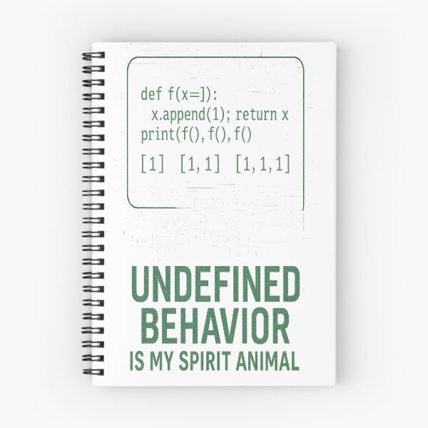Item preview, Undefined Behavior Is My Spirit Animal designed and sold by RustyKrowbar.