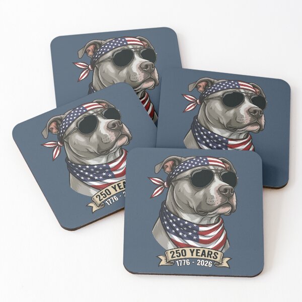 Item preview, Pitbull American Flag 250 Years 1776-2026 Dog designed and sold by d247.