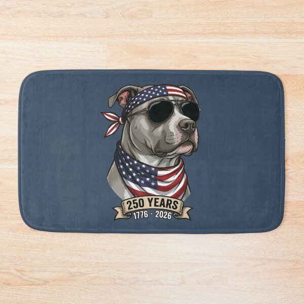 Item preview, Pitbull American Flag 250 Years 1776-2026 Dog designed and sold by d247.