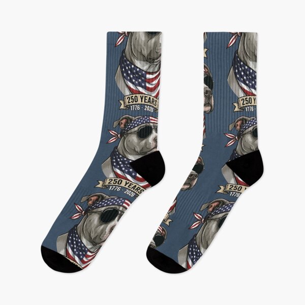 Item preview, Pitbull American Flag 250 Years 1776-2026 Dog designed and sold by d247.