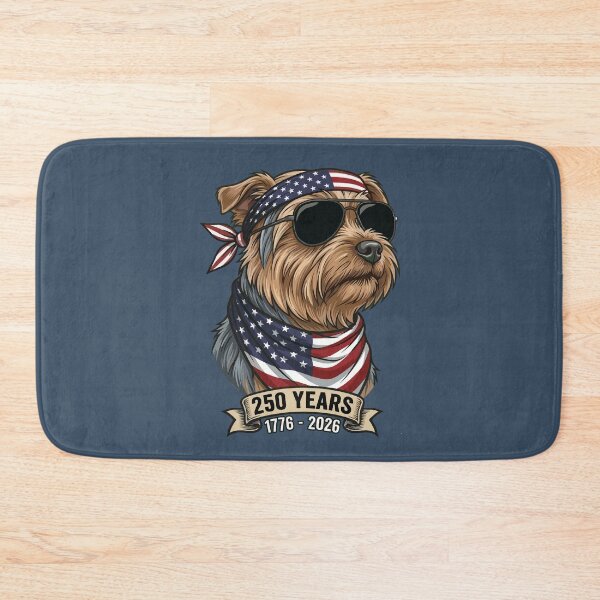Item preview, Patriotic Yorkie Dog 250 Years USA Independence designed and sold by d247.