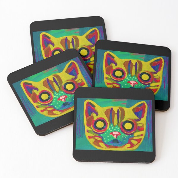 Item preview, Yellow Space Cat designed and sold by wildjellybeans.