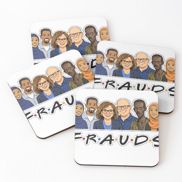 Item preview, FRAUDS – Political Parody Illustration designed and sold by InappropriatebyDesign.