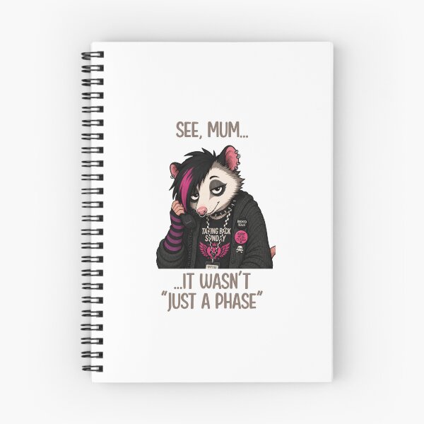 Item preview, Pop Punk Possum Receptionist designed and sold by CanSparkleArt.