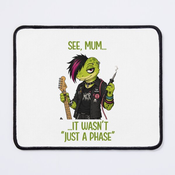 Item preview, Pop Punk Gecko Guitar Tech designed and sold by CanSparkleArt.