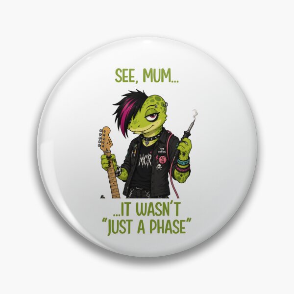 Item preview, Pop Punk Gecko Guitar Tech designed and sold by CanSparkleArt.