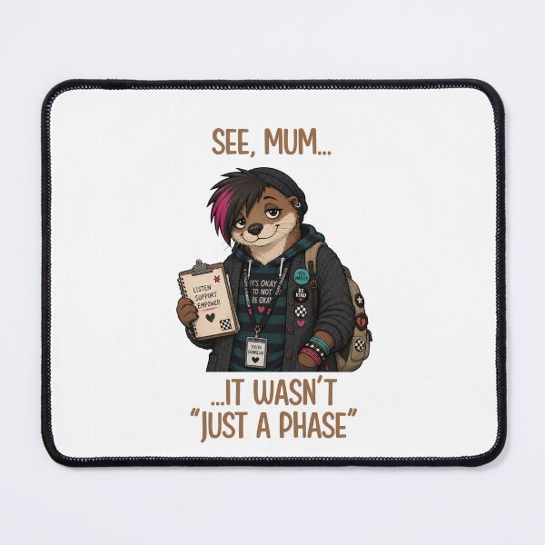 Item preview, Pop Punk Otter Counselor designed and sold by CanSparkleArt.