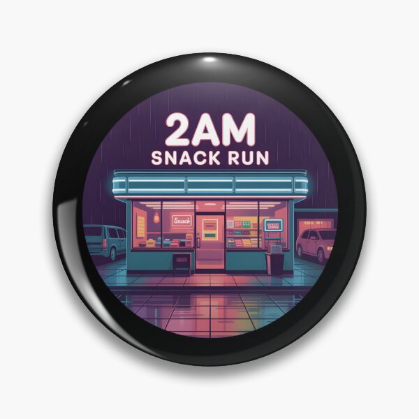 Item preview, 2AM Snack Run – Neon Convenience Store Late Night Aesthetic Vaporwave Graphiclate night convenience store aesthetic designed and sold by ImaginedSpace7.