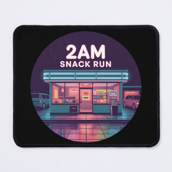 Item preview, 2AM Snack Run – Neon Convenience Store Late Night Aesthetic Vaporwave Graphiclate night convenience store aesthetic designed and sold by ImaginedSpace7.
