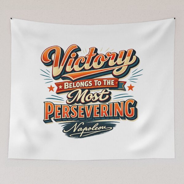 Item preview, Napoleon Quotes, Retro Vintage designed and sold by graphic-genie.