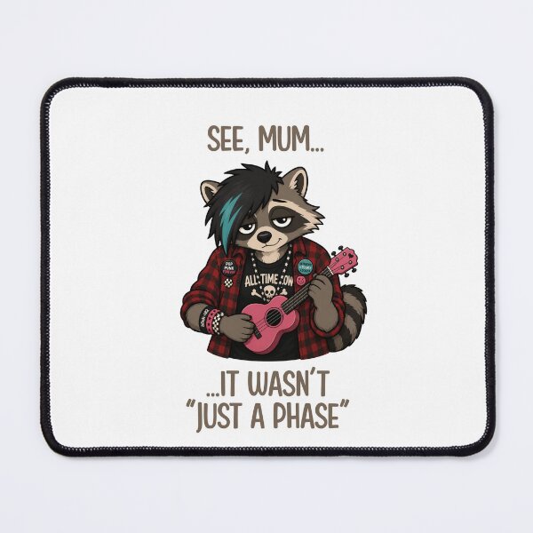 Item preview, Pop Punk Raccoon Music Teacher designed and sold by CanSparkleArt.