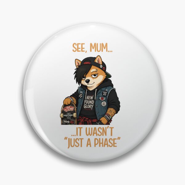 Item preview, Pop Punk Shiba Skater designed and sold by CanSparkleArt.
