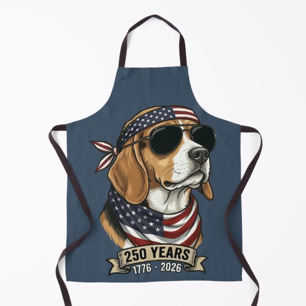 Item preview, Patriotic Beagle Dog 250 Years USA 1776-2026 designed and sold by d247.