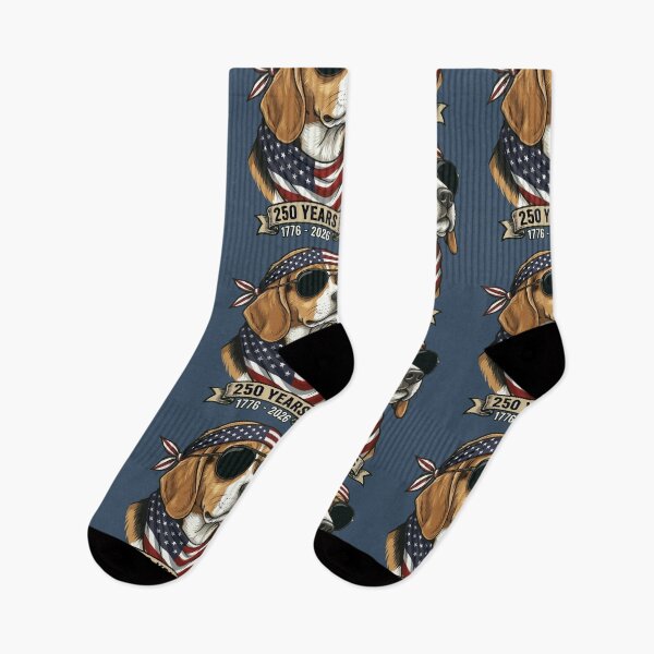 Item preview, Patriotic Beagle Dog 250 Years USA 1776-2026 designed and sold by d247.