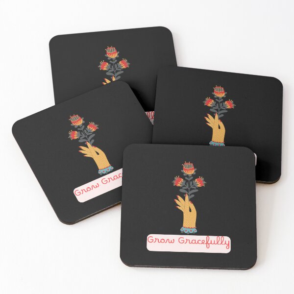 Item preview, Grow Gracefully Floral Hand Illustration designed and sold by Bloomelle Studio.