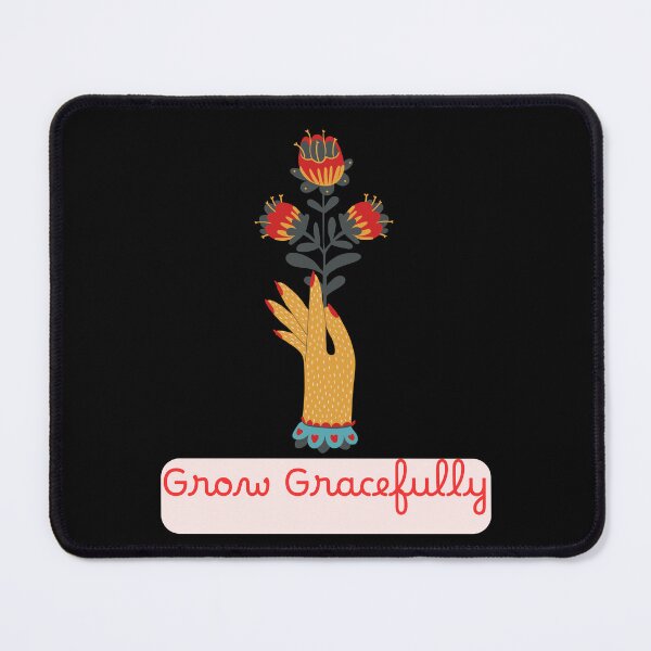 Item preview, Grow Gracefully Floral Hand Illustration designed and sold by Bloomelle Studio.