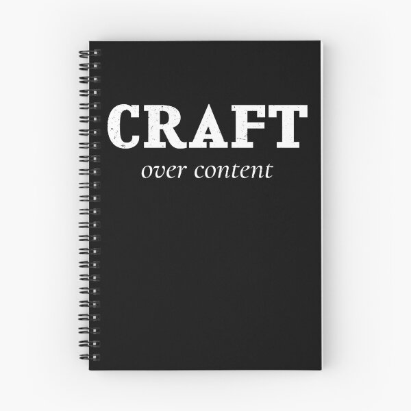 Item preview, Craft Over Content Slow Creator Aesthetic designed and sold by Nuiicha65.