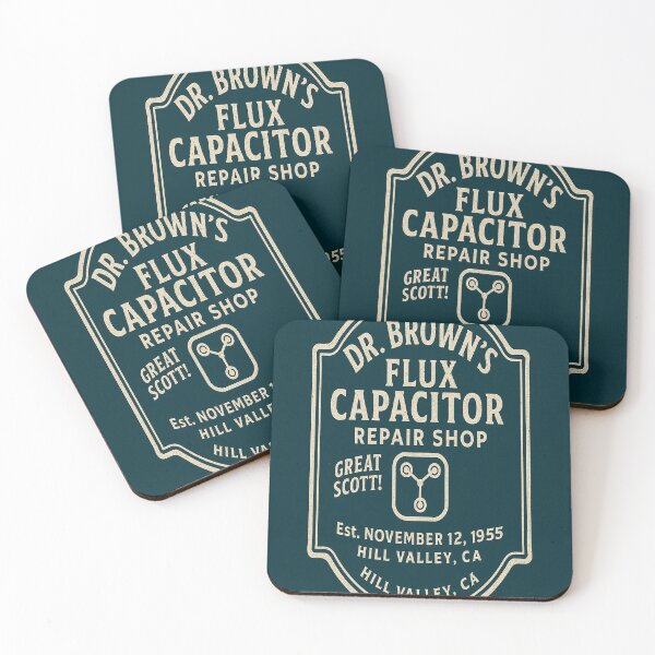 Item preview, Dr. Brown’s Flux Capacitor Repair Shop designed and sold by RustyKrowbar.
