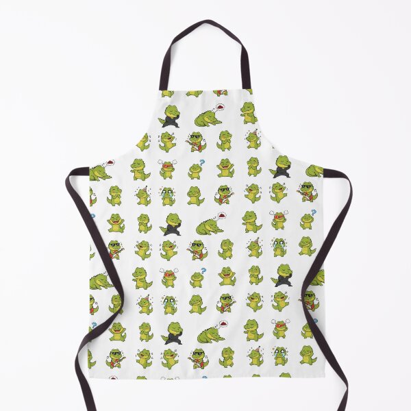 Item preview, Cute Crocodile Emoji Sticker Pack designed and sold by RamyGallery.