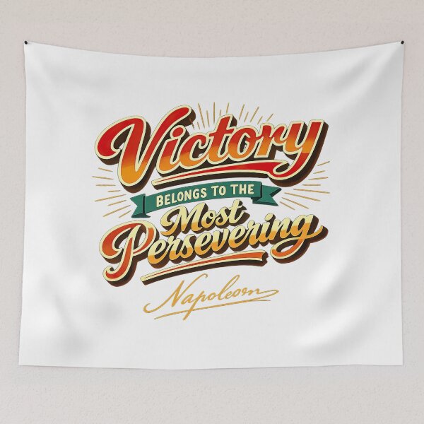 Item preview, Napoleon Quotes, Retro Vintage designed and sold by graphic-genie.