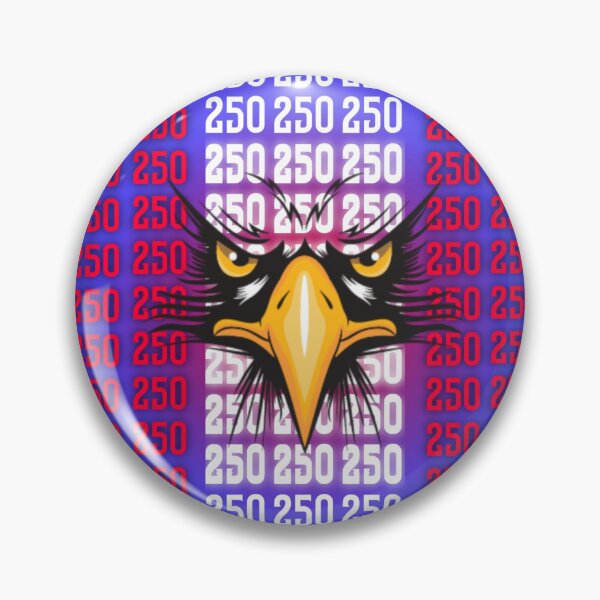 Item preview, 250 Celebration with eagle designed and sold by Dorkly Dudz.