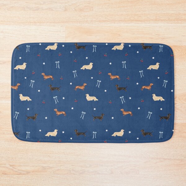 Item preview, Navy Dachshund Print designed and sold by Brynne Ward.