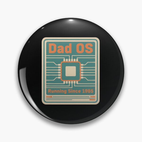 Artikelvorschau, Dad OS läuft seit 1985 – Lustiges Retro-Tech-Dad-T-Shirt entworfen und verkauft von FestivityFinds.