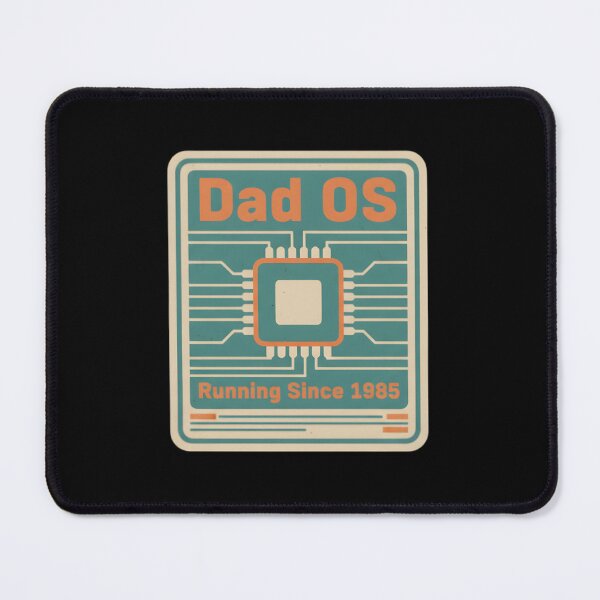 Item preview, Dad OS Running Since 1985 Funny Retro Tech Dad T-Shirt designed and sold by FestivityFinds.
