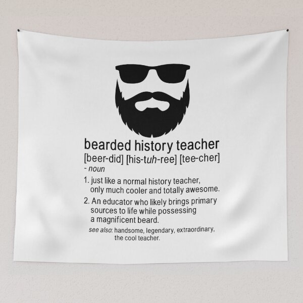 Item preview, Bearded History Teacher Definition designed and sold by KarimSoCute.