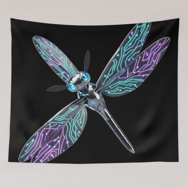 Item preview, Tactical Drone: Hyper-Realistic Cyber Dragonfly designed and sold by BGM by AI.