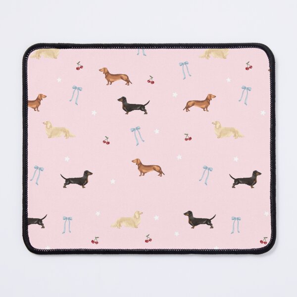 Item preview, Pink Dachshund Print designed and sold by Brynne Ward.