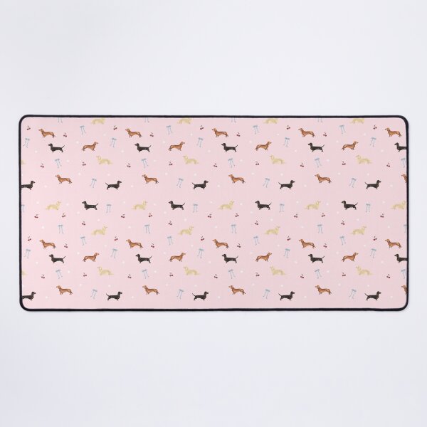 Item preview, Pink Dachshund Print designed and sold by Brynne Ward.