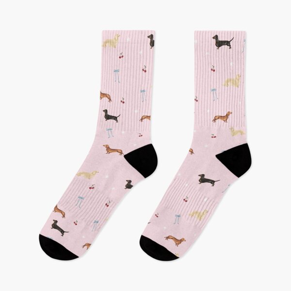 Item preview, Pink Dachshund Print designed and sold by Brynne Ward.
