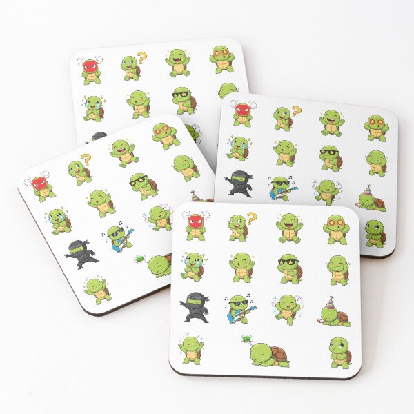 Item preview, Cute Turtle Emoji Sticker Pack designed and sold by RamyGallery.