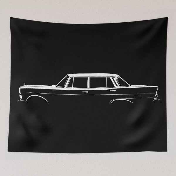 Item preview, 230 (W110) (White) designed and sold by Car Silhouettes.