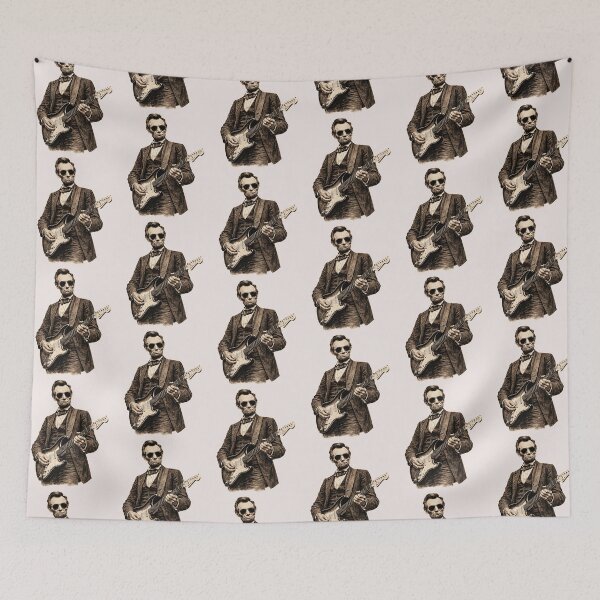 Item preview,  Abraham Lincoln Playing Guitar  designed and sold by erozzz.