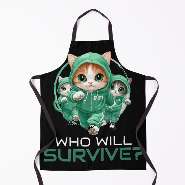 Item preview, Who Will Survive Cute Green Tracksuit Cats designed and sold by GenZFashion000.