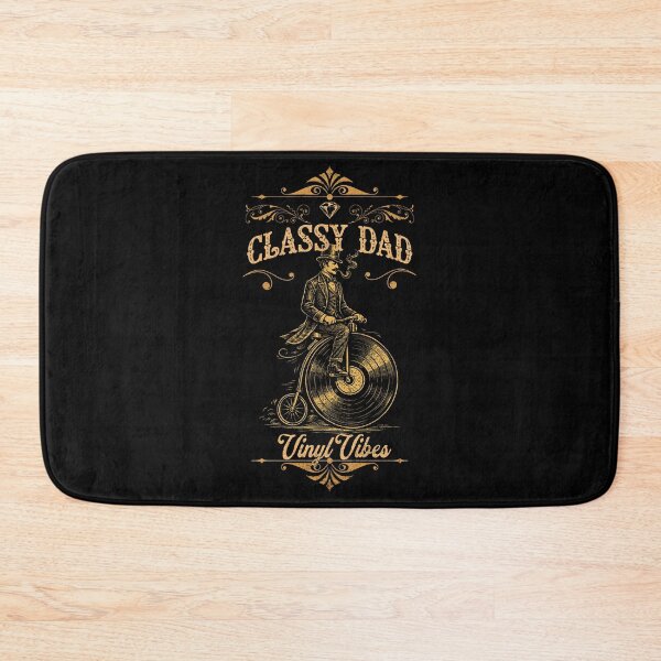 Item preview, Classy Dad Vinyl Vibes — Gentleman on Vintage Bike designed and sold by Nacho Average Designs.