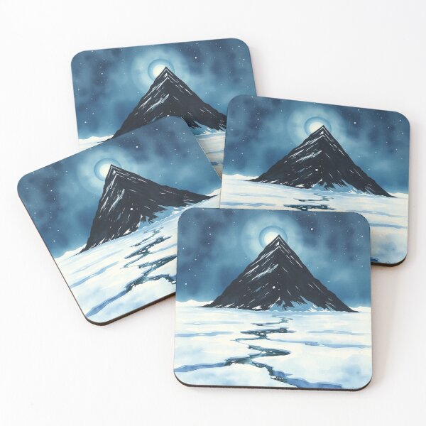 Item preview, Midnight Mountain Peak Under the Arctic Moon designed and sold by EllDAV777.