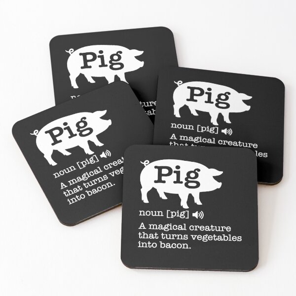 Item preview, Hilarious Pig Definition Bacon Lover Foodie designed and sold by KarimSoCute.